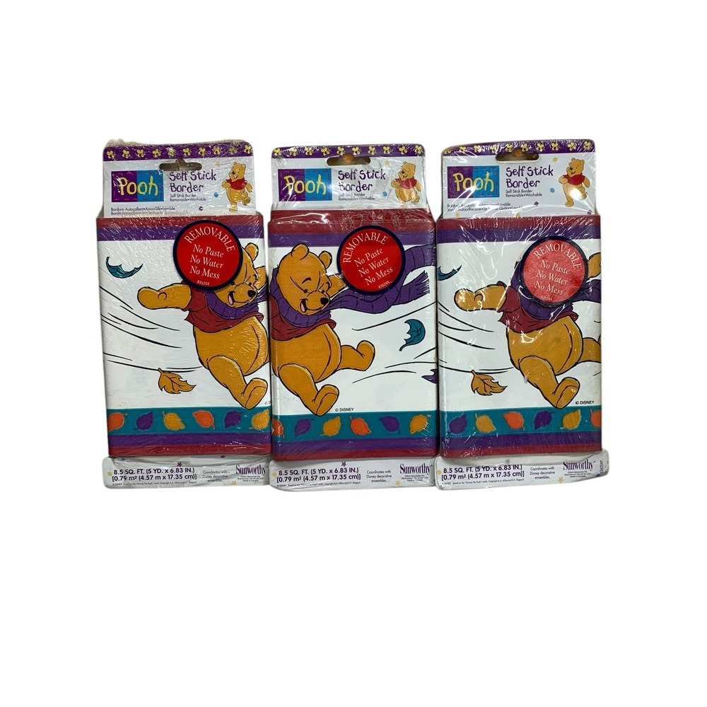 Vintage Winnie the Pooh Decorative Border